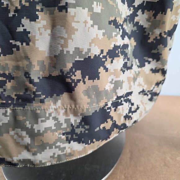 Carhartt Shoreline Vapor Jacket Mens Large  Digital Camo Packable Storm Defender - Picture 8 of 16